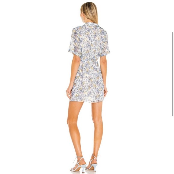 Rococo Sand Braw Mini Shirt Dress In Multihued FLAWED - Picture 2 of 9